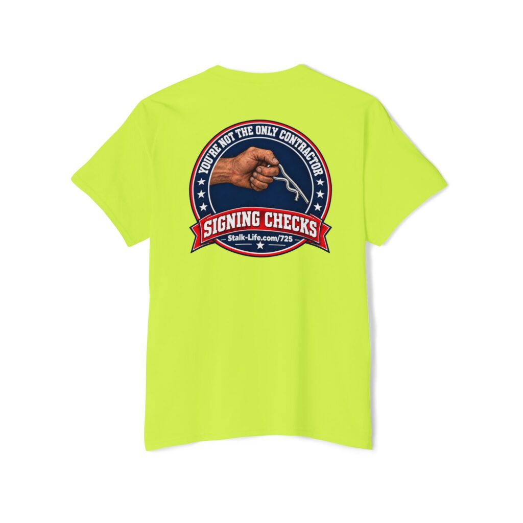 Signing Checks Pocket Tee
